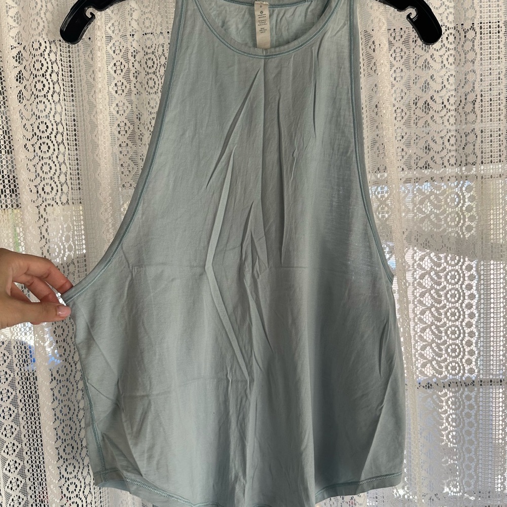 lululemon athletica Light Blue Tank Top